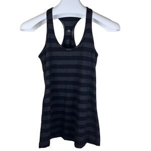 Lululemon Cool Racerback Women's Striped Tank Top Multicolor Size 4‎ Activewear